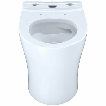 Toto Aquia IV Elongated Universal Height Skirted Toilet Bowl Cotton White CT446CEFGN#01